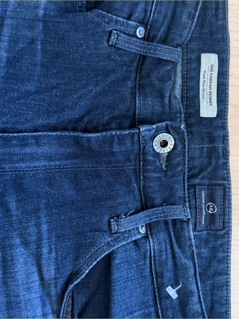 AG Adriano Goldschmied Womens Farrah Skinny Jean- high rise 29 R - Picture 6 of 8